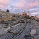 Pemaquid Point Light at Sunset